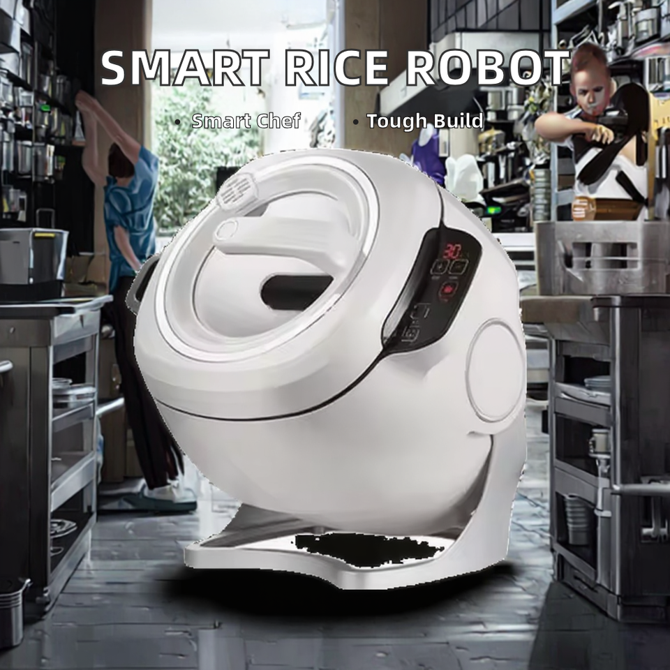 Rotating Smart Robot Cooker Commercial Kitchen Equipment for Restaurant and Hotel Automatic Fried Rice Wok Chef Machine