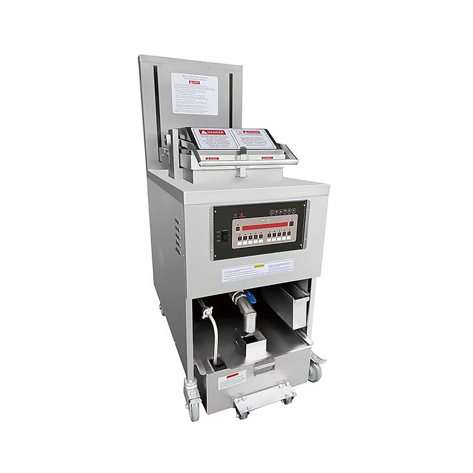 High Quality 20 Qidth Double Induction Deep Fryer Commercial Electric Free Standing Deep Fryer