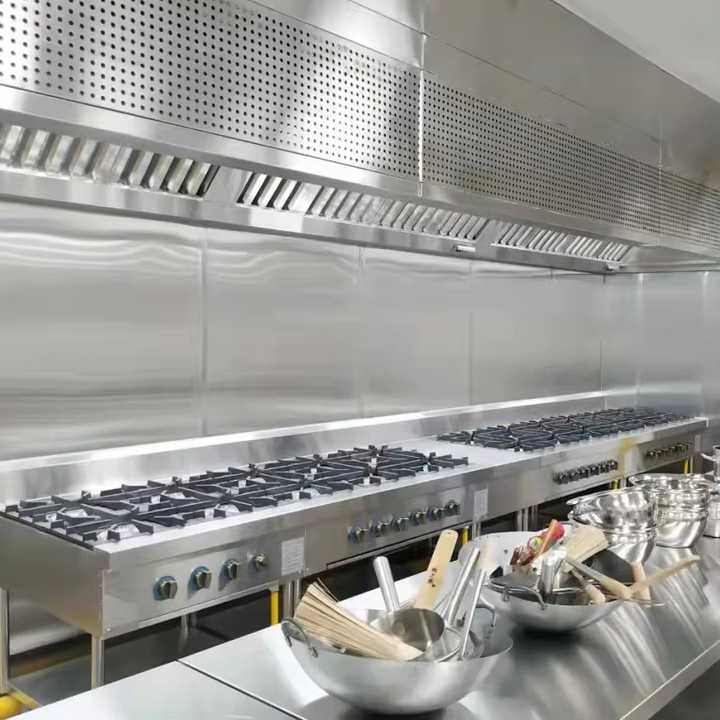 Factory Customized Stainless Steel Cooking Range Kitchen Need Commercial Catering Equipment Kitchen