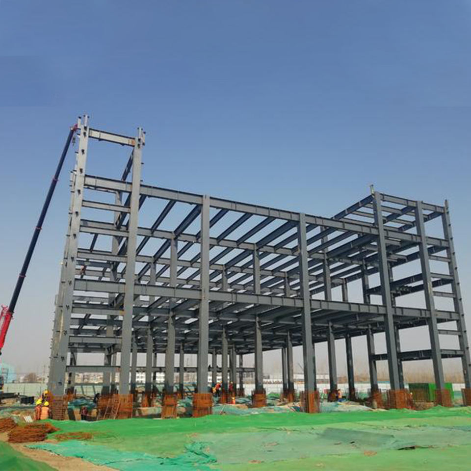 Low Cost Prefab Steel Structure Warehouse & Workshop for Hall Park Hospital Mall Applications