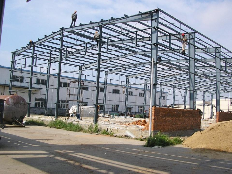 High Quality Modern Steel Structure Construction Materials for Workshop Warehouse Hangar Hot Dipped Galvanized Anti Rust Primer