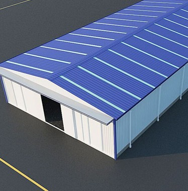 Galvanized Steel Shed Structure Building Industrial Construction Workshop Warehouse Storage Wall Shed