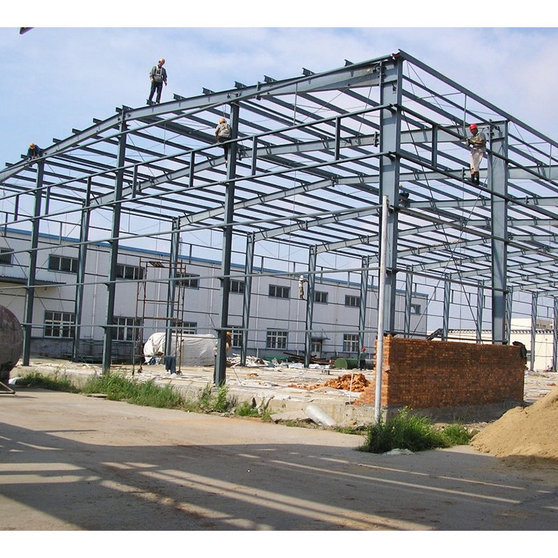 Galvanized Steel Shed Structure Building Industrial Construction Workshop Warehouse Storage Wall Shed