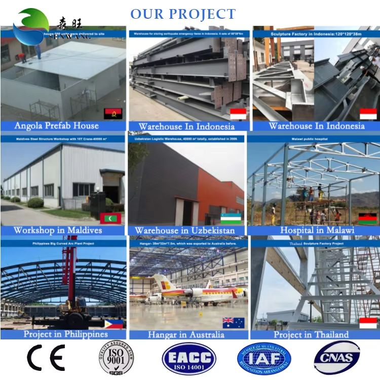 Industrial New Design Cheap Prefab Engineering Factory Building Light Steel Structure Warehouse