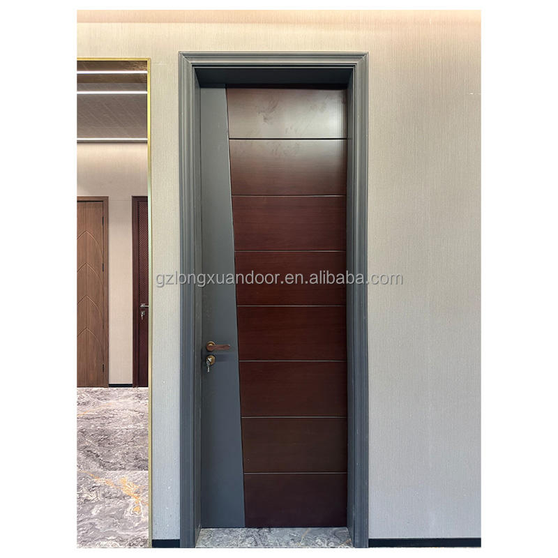 American Standard Modern Fire Plywood Interior Doors for Hotels Hospitals Apartments Living Rooms Bedrooms Warehouses Schools
