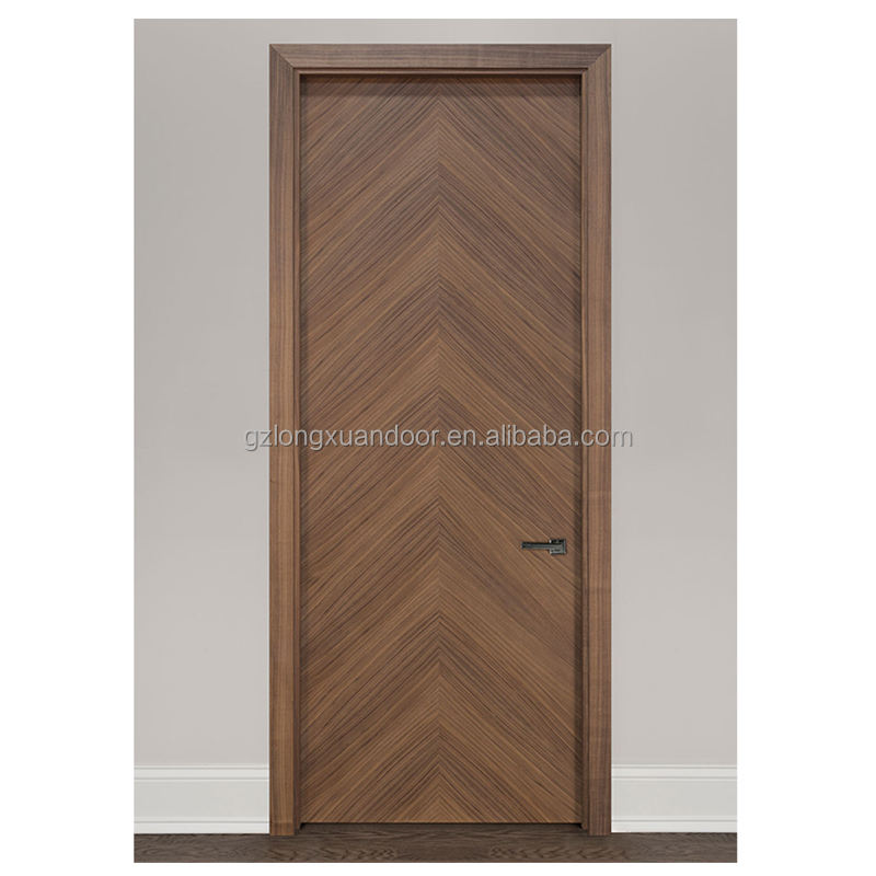 American Standard Modern Fire Plywood Interior Doors for Hotels Hospitals Apartments Living Rooms Bedrooms Warehouses Schools