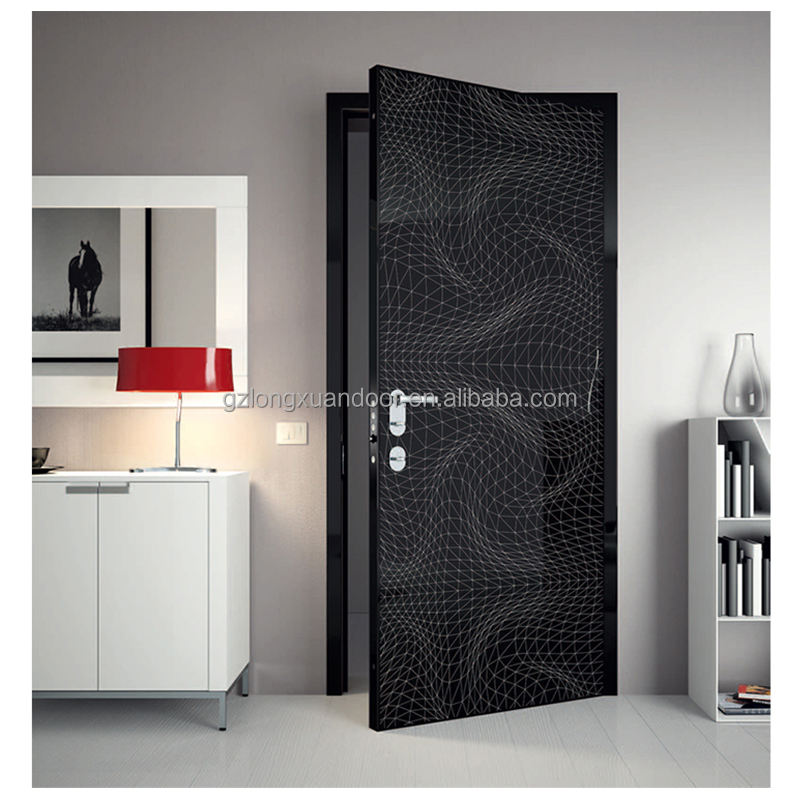 American Standard Modern Fire Plywood Interior Doors for Hotels Hospitals Apartments Living Rooms Bedrooms Warehouses Schools