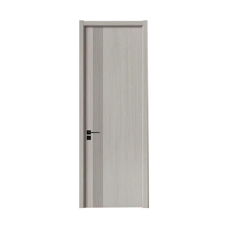 Indoor Carbon Crystal Wooden Bedroom Door Postmodern Design Guangdong Origin Sound Insulation Waterproof Bathroom Apartment