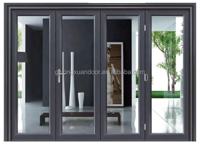 Energy-Efficient Modern Sliding Windows Stainless Steel Screen Aluminum Alloy for Outdoor Exterior Living Basement Horizontal