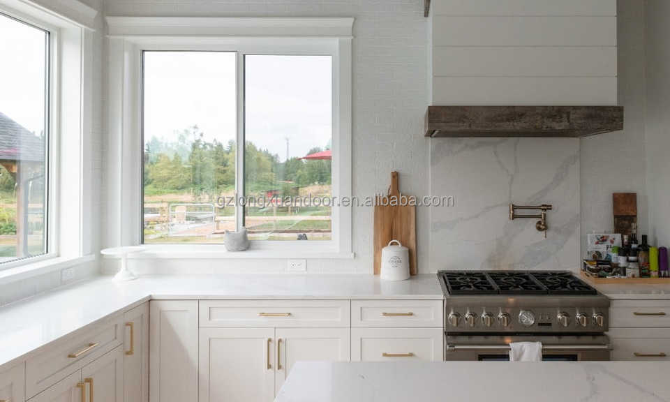 Energy-Efficient Modern Sliding Windows Stainless Steel Screen Aluminum Alloy for Outdoor Exterior Living Basement Horizontal