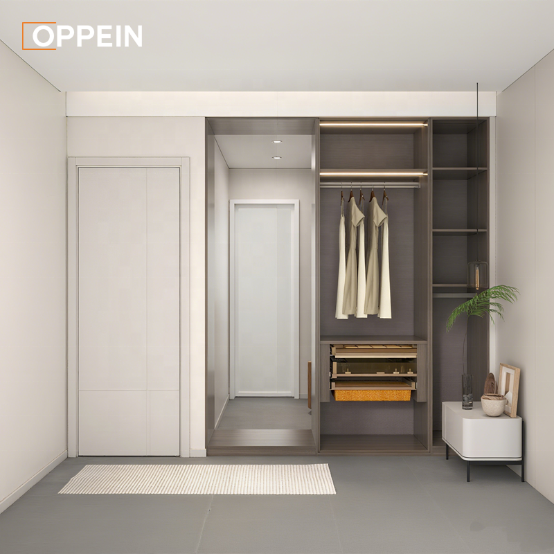 OPPEIN Modern White French Style Full Bedroom Furniture Set with Queen Size Bed for Girls