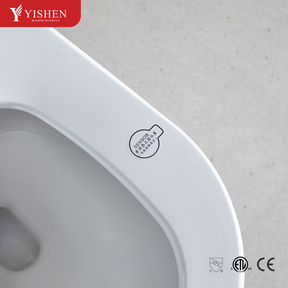 High Quality Smart Toilet with Intelligent Water Siphon System Floor-Mounted Design Elongated Included Remote Control Access