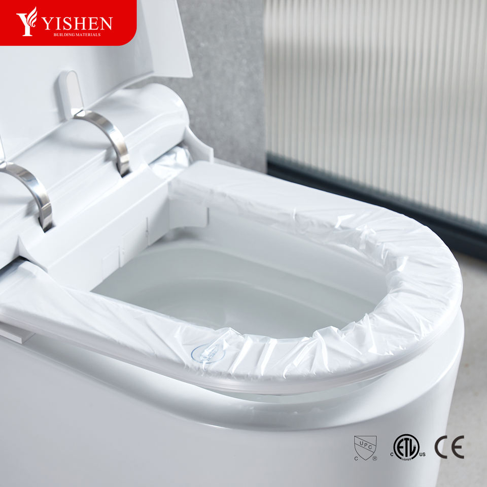 High Quality Smart Floor-Mounted Toilet with Remote Control Automatic Ceramic Electric Bowl Elongated Shape for the Bathroom