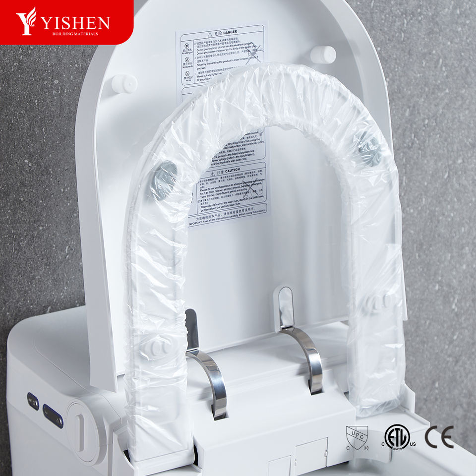 High Quality Smart Floor-Mounted Toilet with Remote Control Automatic Ceramic Electric Bowl Elongated Shape for the Bathroom