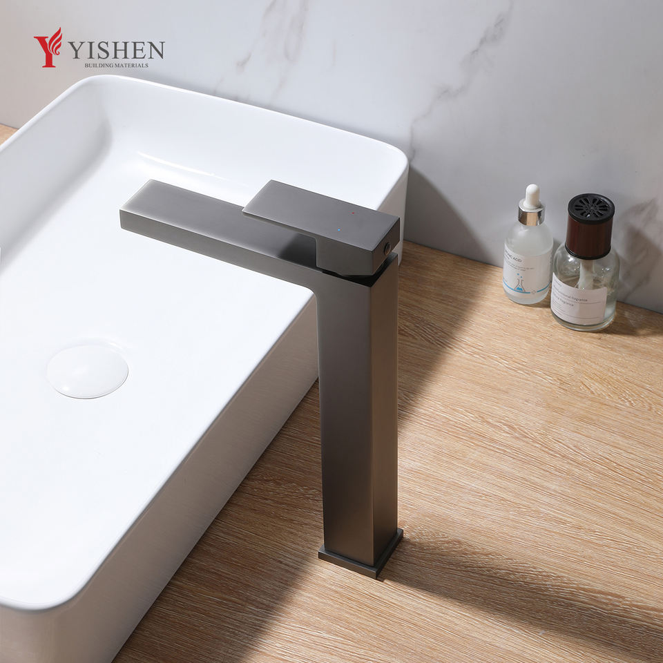 Low Price 59 Brass Bathroom Basin Faucets Wall Mount Sink Faucet with Explosion-Proof Feature for Villas Use