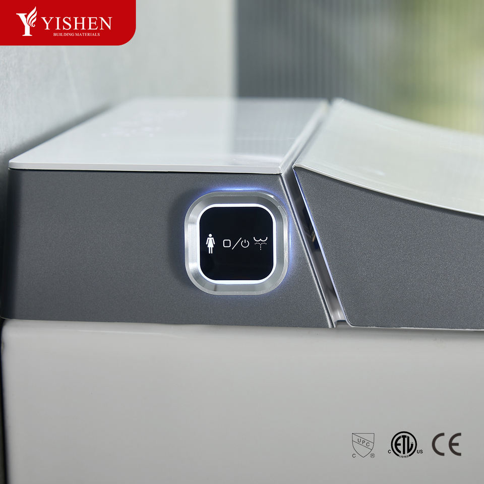 Factory Price Bathroom WC Smart Electric Toilet Multi-Function Cleaning with Intelligent Elongated Bowl Remote Control