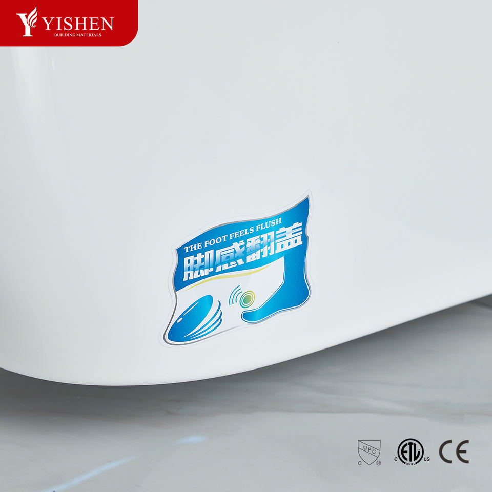 Factory Price Bathroom WC Smart Electric Toilet Multi-Function Cleaning with Intelligent Elongated Bowl Remote Control