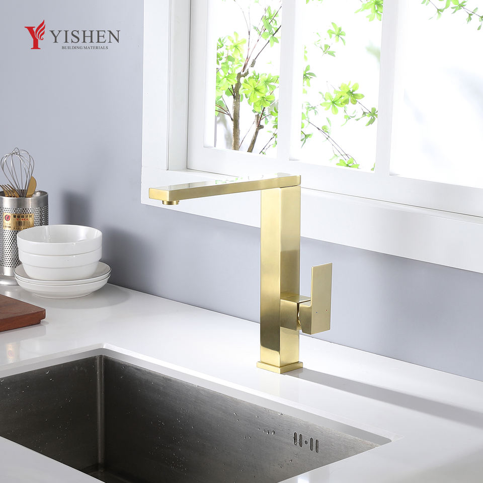 Best Price 59 Brass Bathroom Basin Taps Alloy Handle Explosion-Proof Water Pipe Sink Mixer Faucets for Villas and Hotels