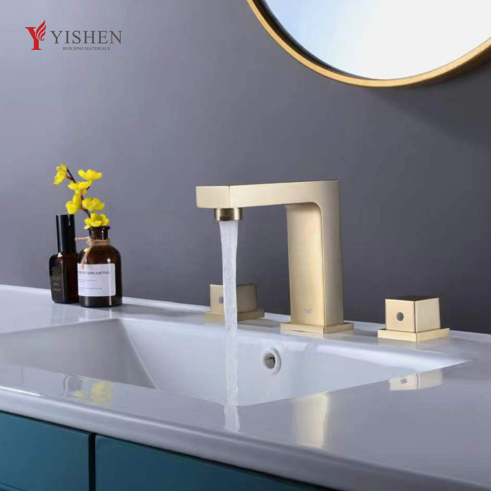 Best Price 59 Brass Bathroom Basin Taps Alloy Handle Explosion-Proof Water Pipe Sink Mixer Faucets for Villas and Hotels