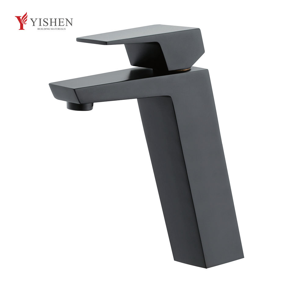 Modern 59 Brass Basin Faucet Corrosion-Resistant Water Taps Rust Prevention Bathroom Brushed Faucet for Villa Hotel Good Price