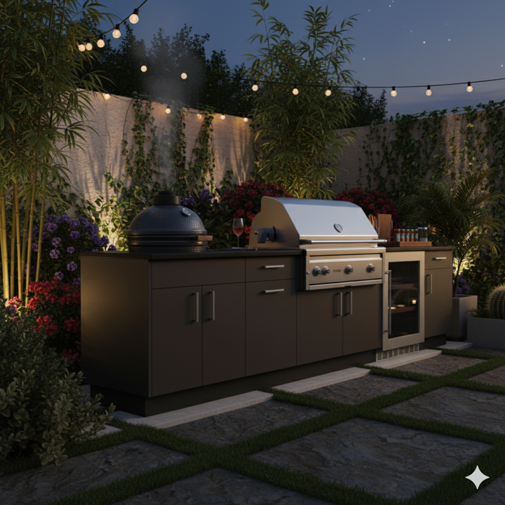 Modern Bbq Outdoor Kitchen Cabinets Stainless Steel Kitchen Sink Cabinet Complete Kitchen Set With Built in Fridge
