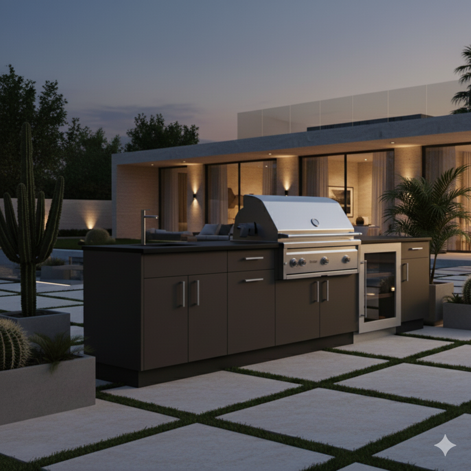 Modern Bbq Outdoor Kitchen Cabinets Stainless Steel Kitchen Sink Cabinet Complete Kitchen Set With Built in Fridge