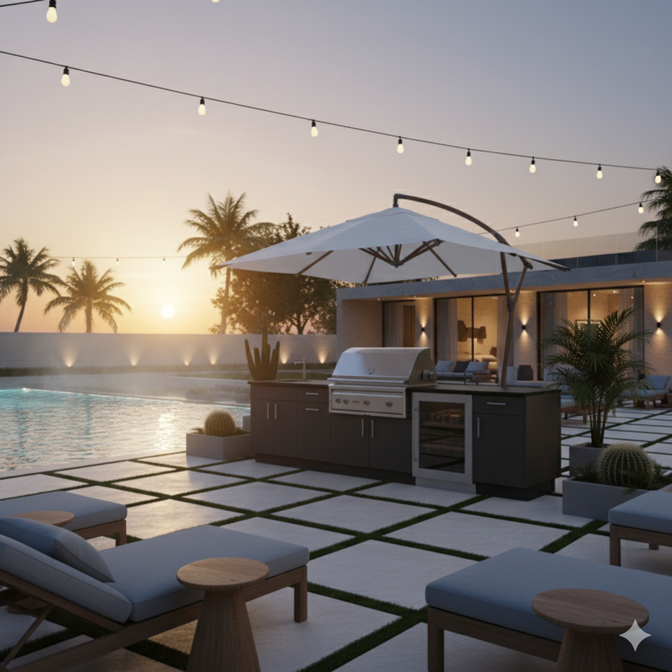 Freestanding Sink Cabinet Kitchen Cabinet Pull Out Waste Bin Kitchen Cabinet for Outdoor Barbecue & Cooking in De Kitchen Set