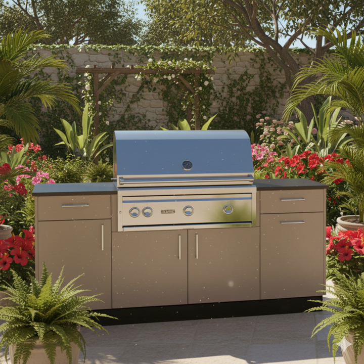 Champagne Kitchen Cabinet Modern Cabinets French Stainless Steel Kitchen Cabinets With Trash Pull-Out Cabinet