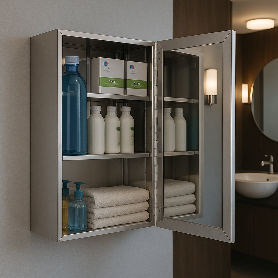 Wall Mounted Medicine Cabinet Storage Design Mirror Sink Bathroom Cabinet Stainless Steel Mirror Cabinet for Bathroom