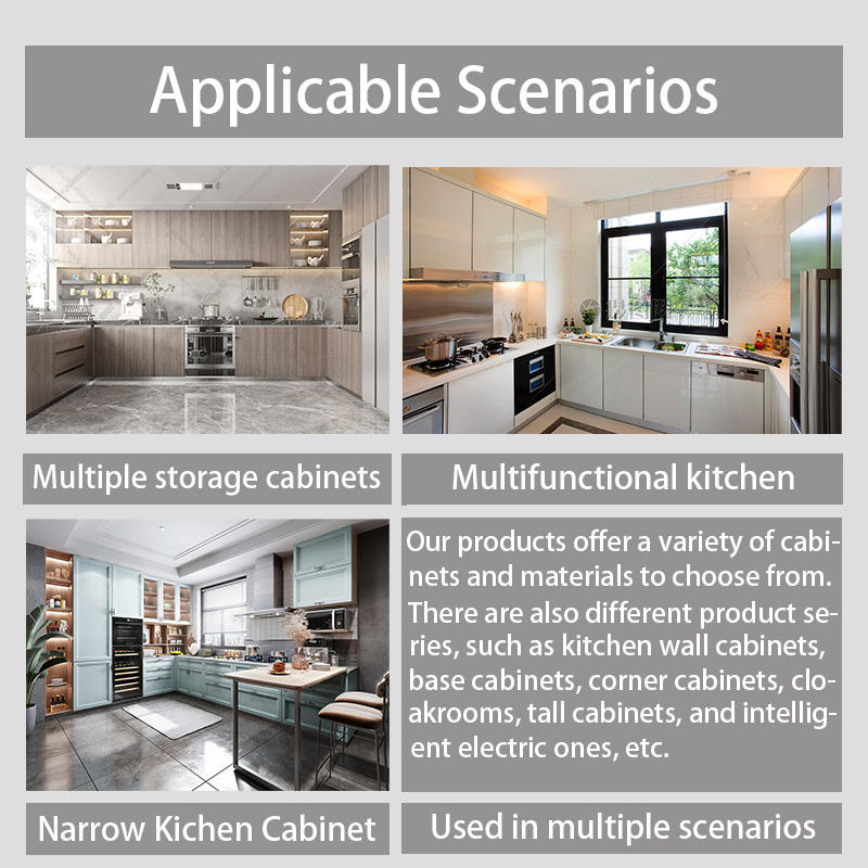 Modern Kitchen Cabinets with Pull-Out Aluminum Alloy Drawers Seasoning Basket and Dish Rack Combined Corner Storage Organizer