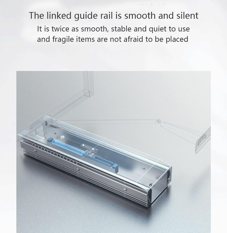 Modern 6-Layer Aluminum Cabinet Storage Organizer Pull-Out Kitchen Pantry Unit with Basket Drawers for Food Storage