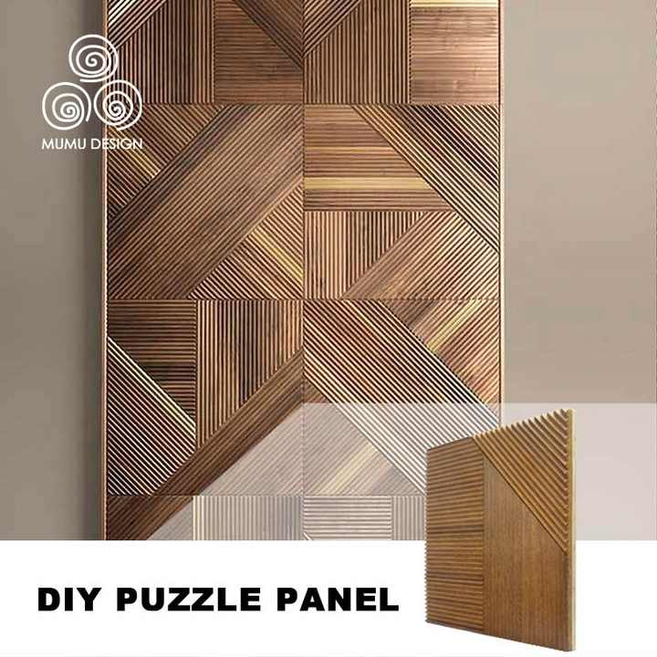 MUMU 3D Decorative Wall Panels Are Suitable for Indoor Safe and Environmentally Friendly Easy Installation Wooden Wall Panels