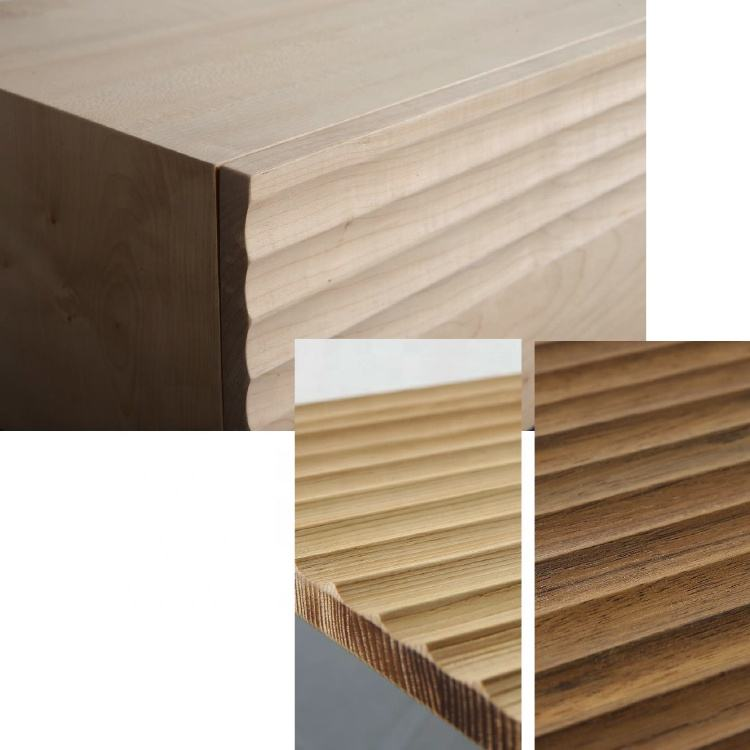 Surface Texture Natural Wooden Sheet OEM ODM Solid Wood Wall Decoration 3D Board Wainscoting Faux Brick Wall Panels