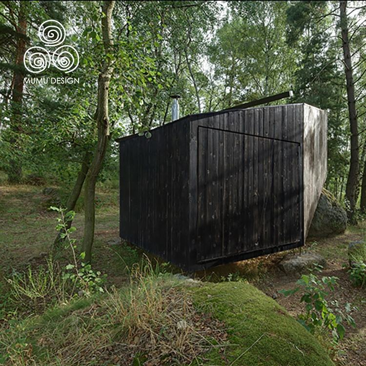 MUMU Design Thai Style Black Hight Quality Yakisugi Decorative Burnt Wood Wall Paneling for Home Stay