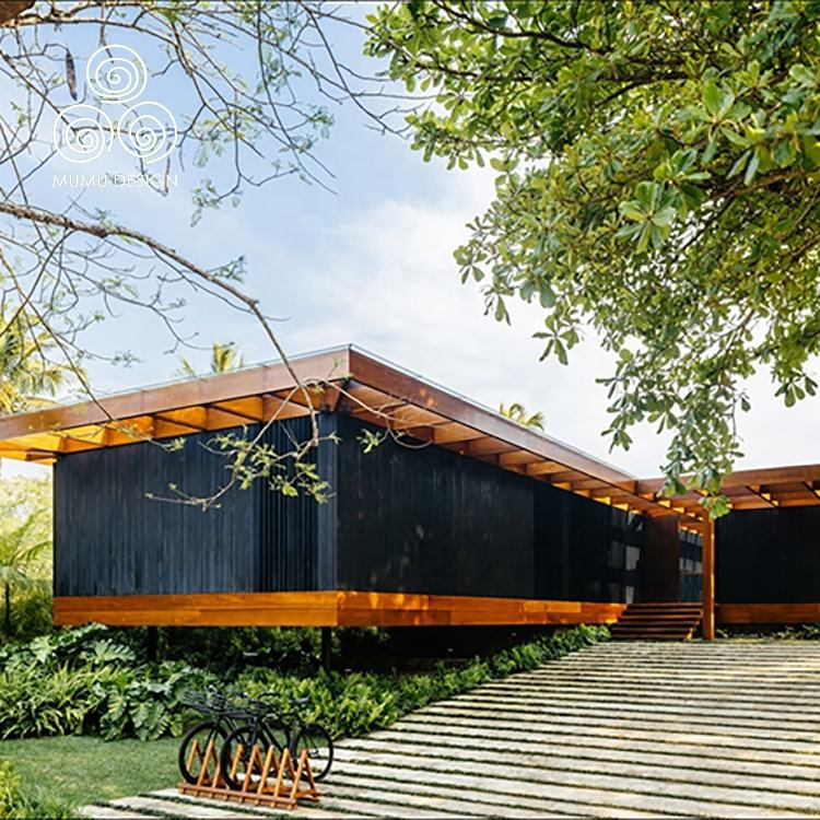 MUMU Design Thai Style Black Hight Quality Yakisugi Decorative Burnt Wood Wall Paneling for Home Stay