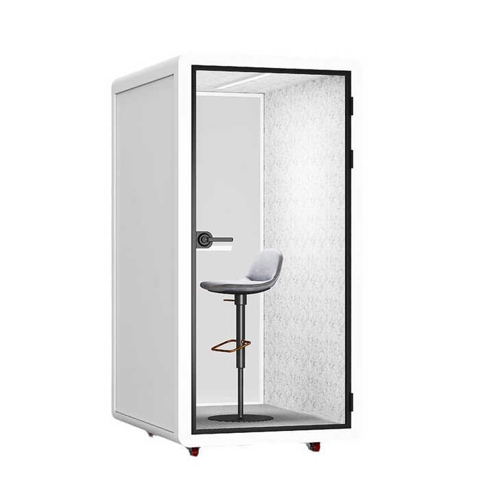 Prefabricated Office Pod Multifunction Vocal Booth Soundproof Office Aluminum Small Privacy Phone Booths