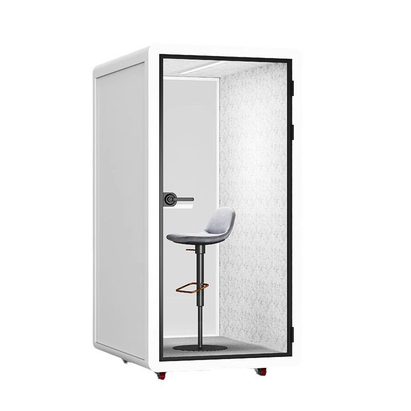 Prefabricated Office Pod Multifunction Vocal Booth Soundproof Office Aluminum Small Privacy Phone Booths