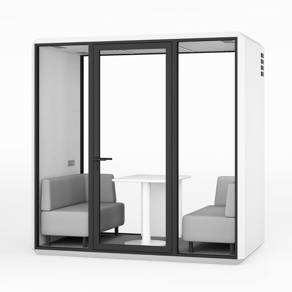 Office Working Study Pod Medical Healthcare Isolation Cabin Easy Movable Booth Manufacturer