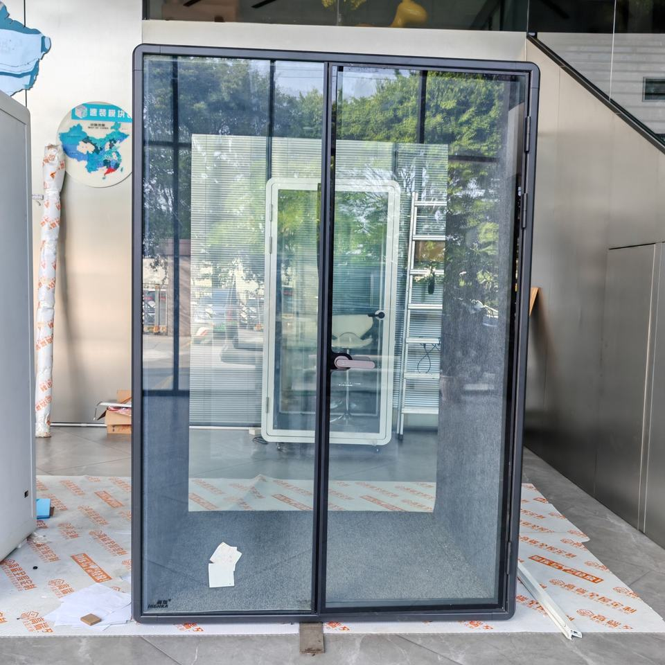 Teamworking Soundproof Work Space Xl Office Pods Telephone Booth Isolated Cabin for Gym Library Garden Call Center