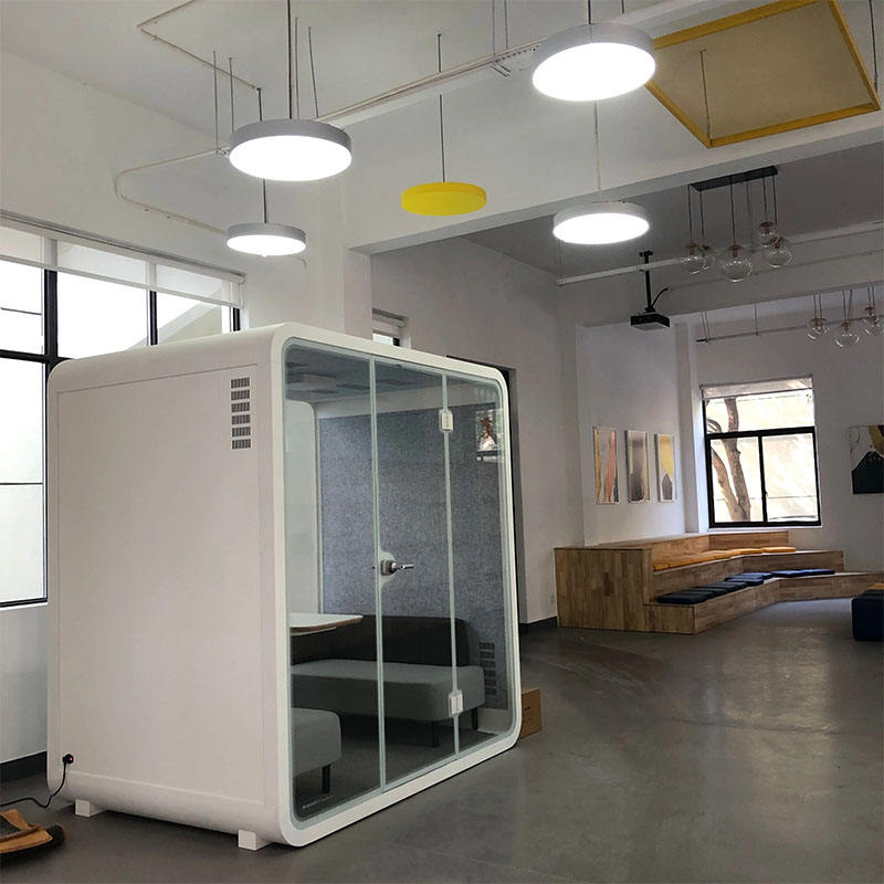 Teamworking Soundproof Work Space Xl Office Pods Telephone Booth Isolated Cabin for Gym Library Garden Call Center
