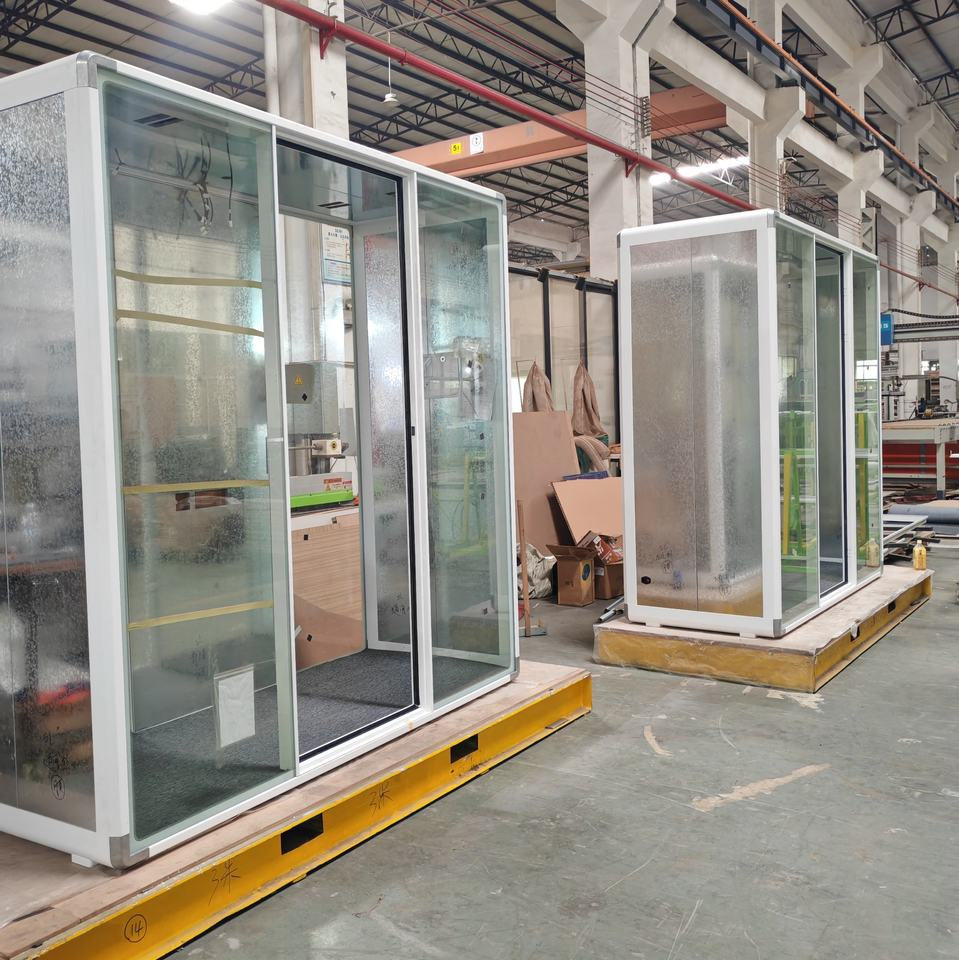 Teamworking Soundproof Work Space Xl Office Pods Telephone Booth Isolated Cabin for Gym Library Garden Call Center