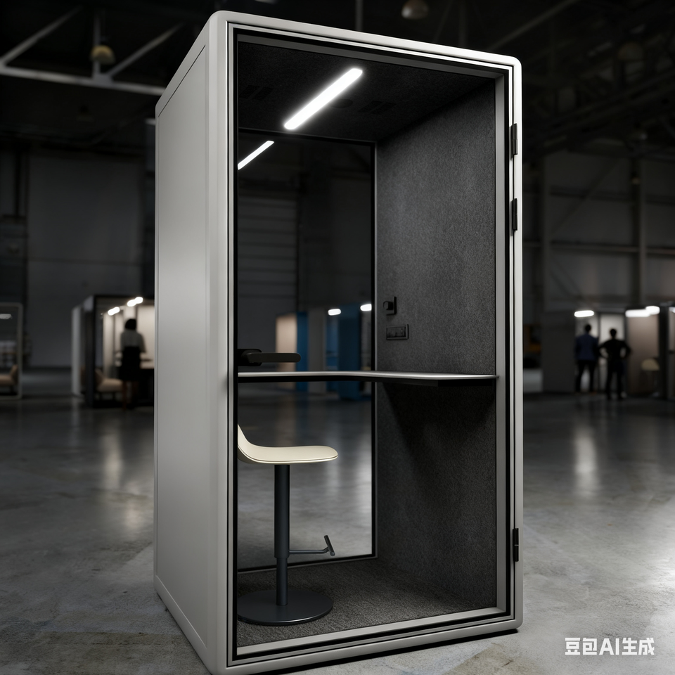 Soundproof Privacy Cabin Fashionable Office Telephone Booths Work Meeting Prefabricated Office Pods Reduce Noise