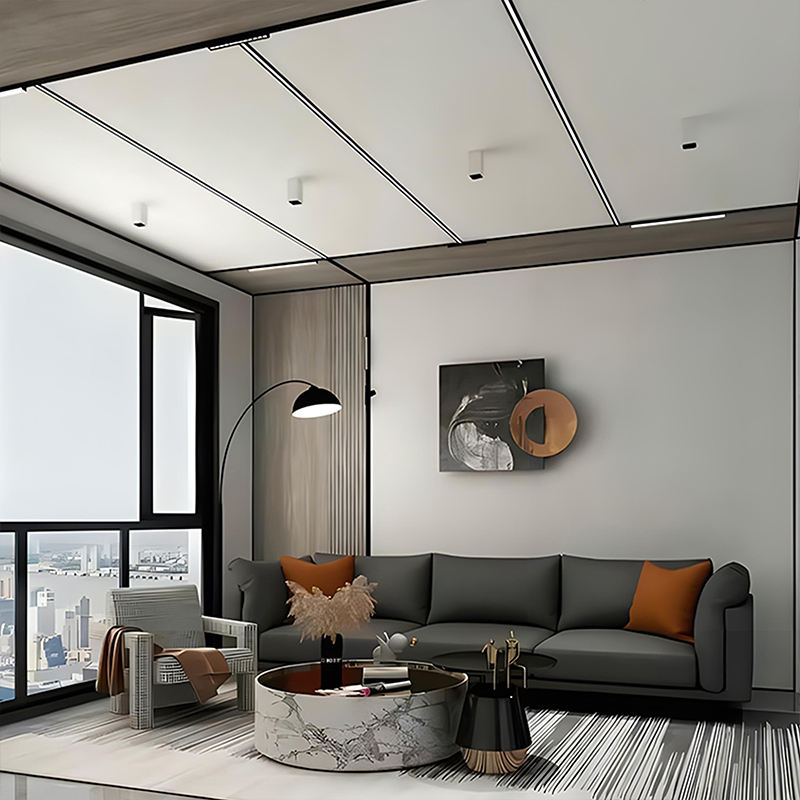 Factory Customized Mudular Aluminum Metal Ceiling Panel Decorative Aluminum Rectangle Ceiling Tiles for Office Building Hotel