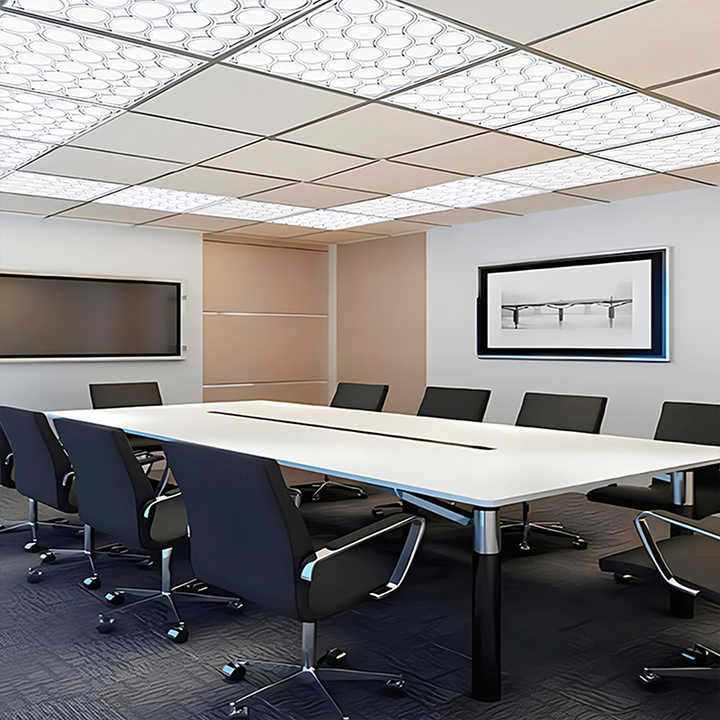 Factory Customized Mudular Aluminum Metal Ceiling Panel Decorative Aluminum Rectangle Ceiling Tiles for Office Building Hotel