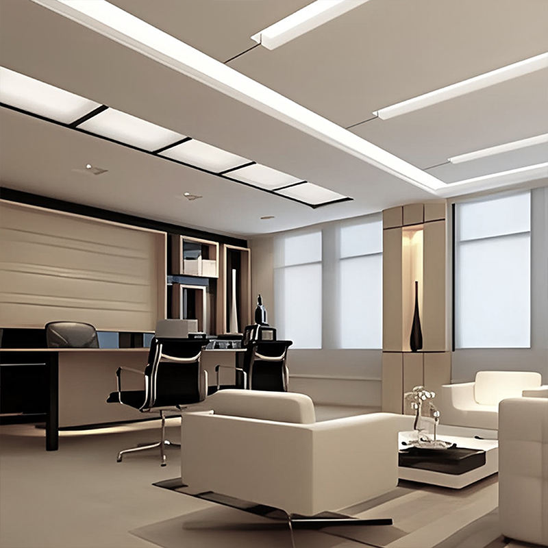 Customized Fire Resistant Ceiling Tiles New Design Reusable Modular Big Size Aluminum Panels for Office Home Drawing Room Porch