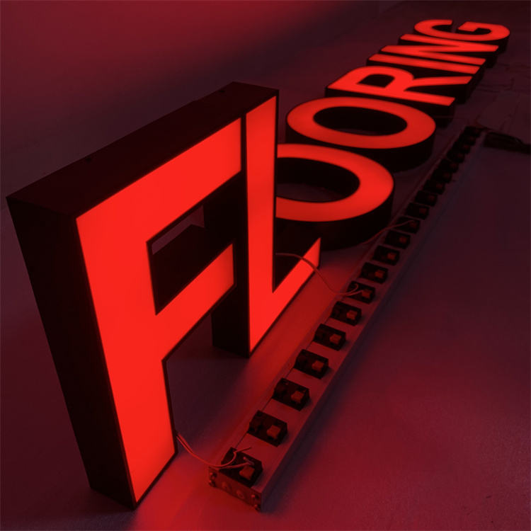 Led Sign Display Custom Led Letter Lights Wall Sign 3d Acrylic Frontlit Letter Sign Led