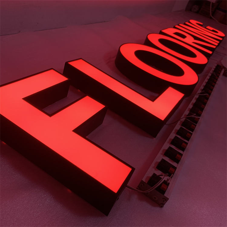 Led Sign Display Custom Led Letter Lights Wall Sign 3d Acrylic Frontlit Letter Sign Led