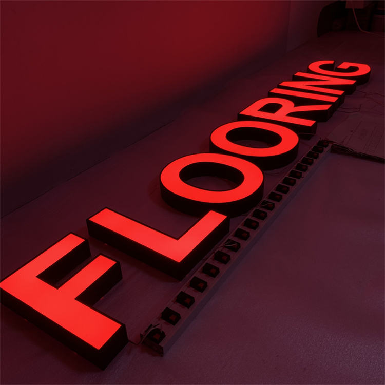 Led Sign Display Custom Led Letter Lights Wall Sign 3d Acrylic Frontlit Letter Sign Led