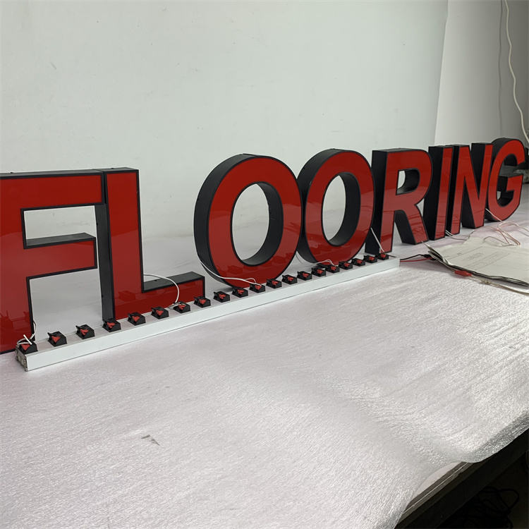 Led Sign Display Custom Led Letter Lights Wall Sign 3d Acrylic Frontlit Letter Sign Led