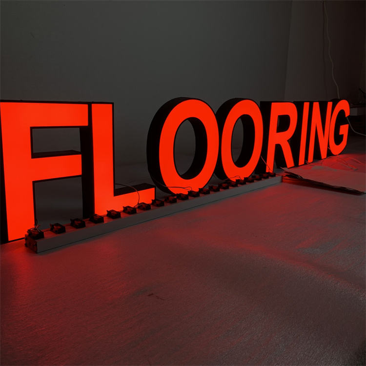 Led Sign Display Custom Led Letter Lights Wall Sign 3d Acrylic Frontlit Letter Sign Led